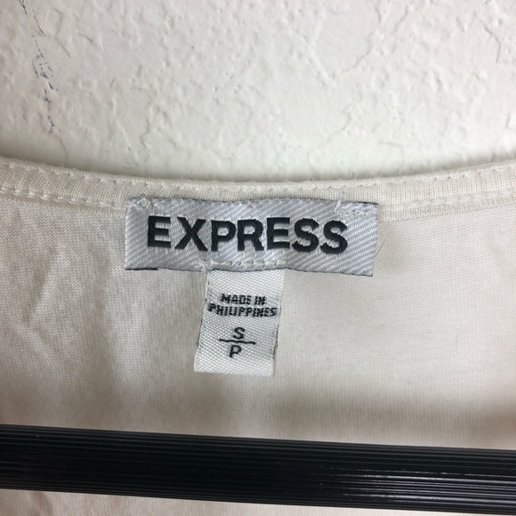 Express Womens Tank top, Black White Small Petite - Picture 3 of 5